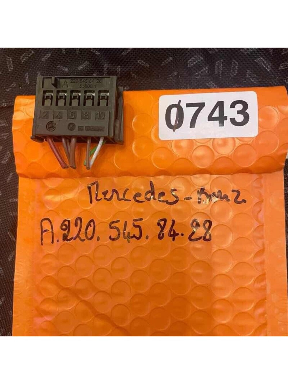 ✅ A 2205458428 Wiring Harness Connector Plug Pigtail Mercedes-Benz#️⃣743